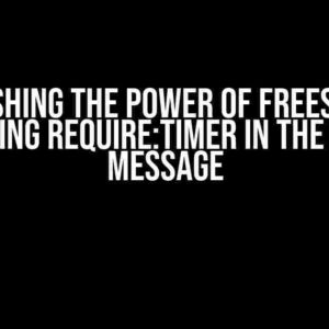 Unleashing the Power of FreeSWITCH: Including require:timer in the 200 OK Message